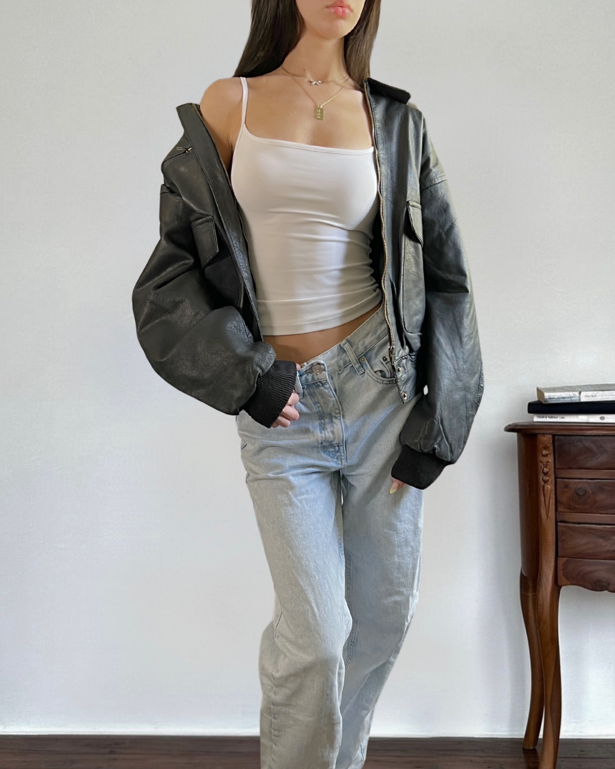 Argus Leather Bomber