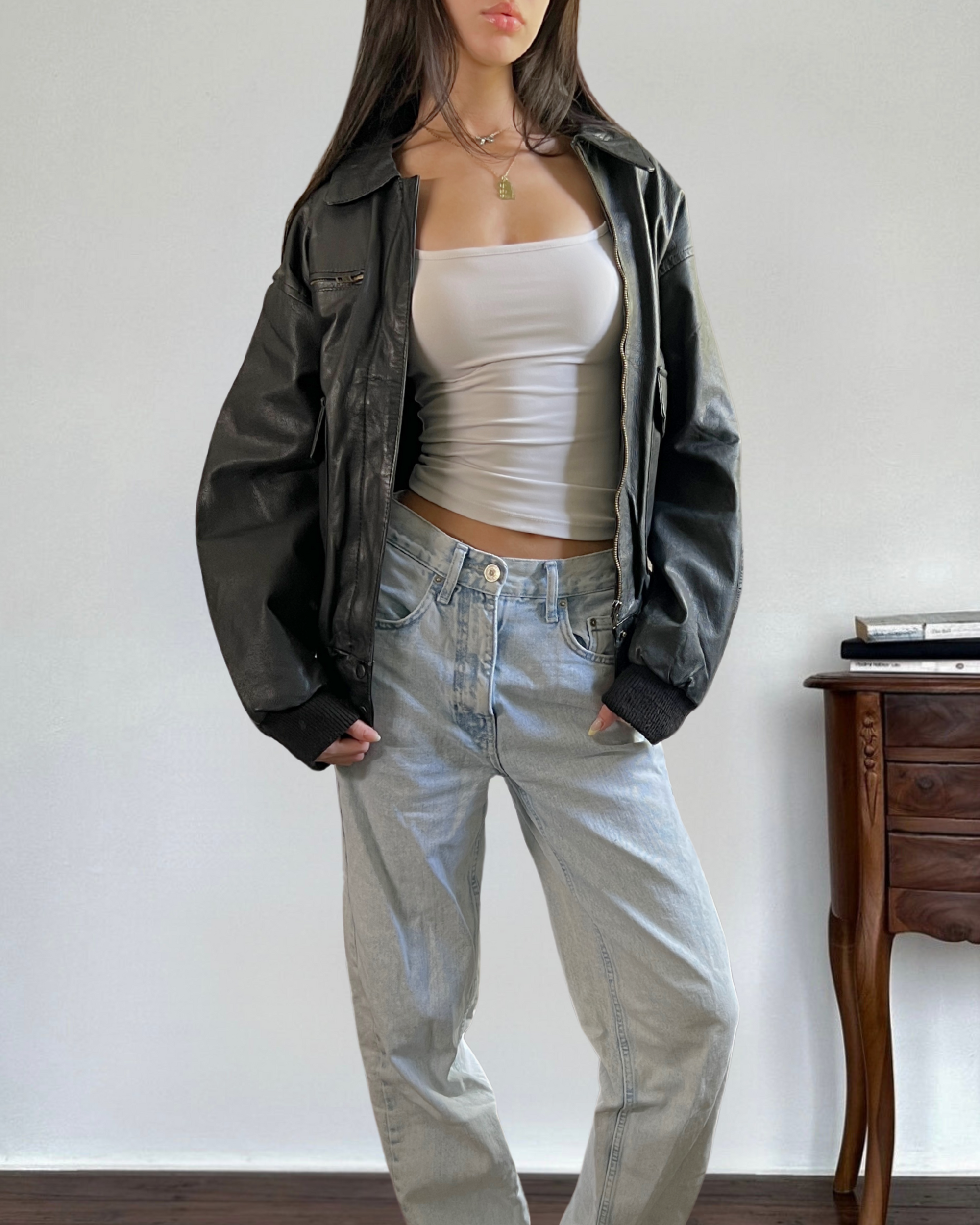 Argus Leather Bomber