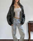 Argus Leather Bomber