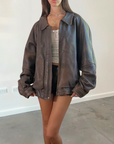Park Leather Bomber