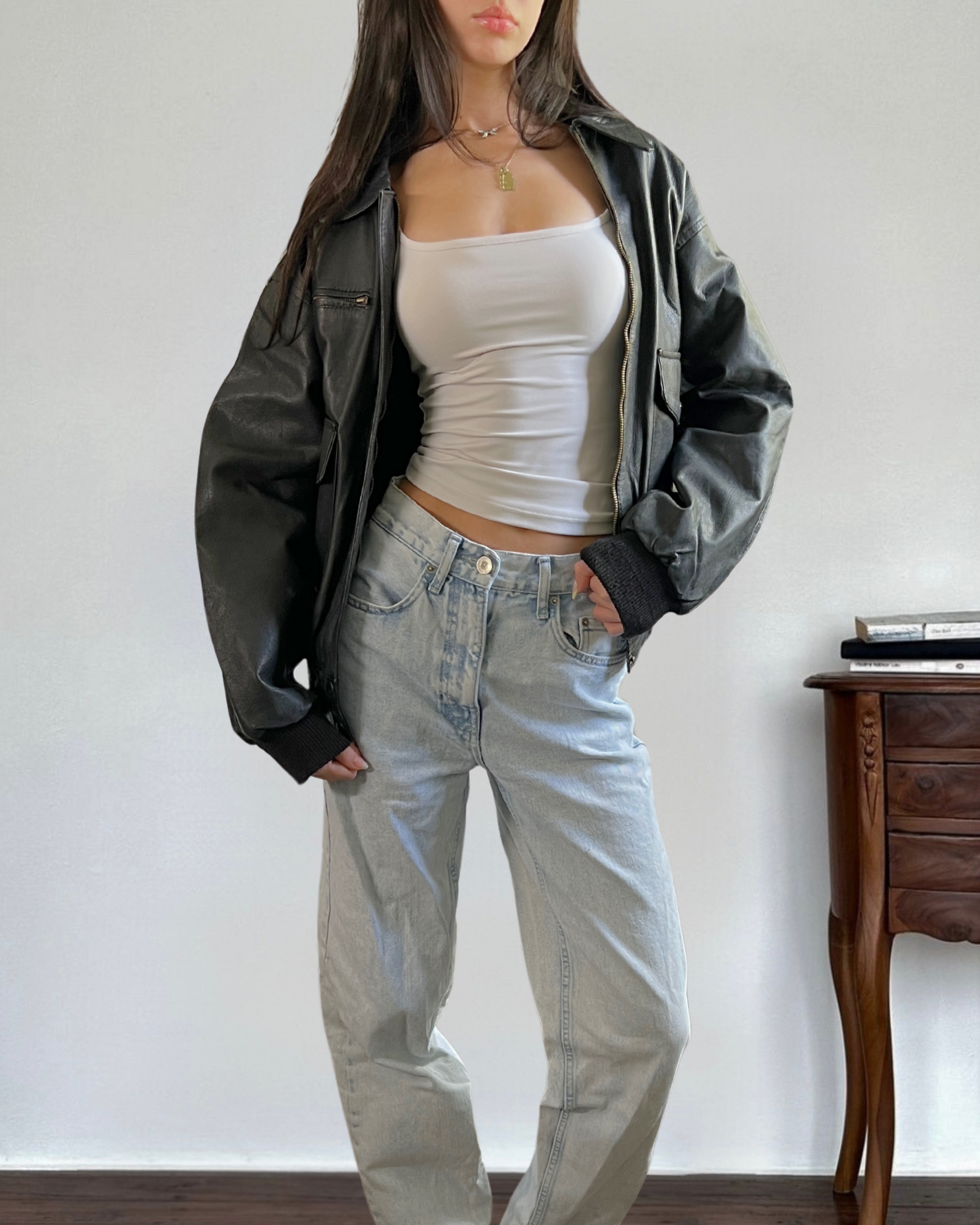 Argus Leather Bomber