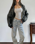 Argus Leather Bomber