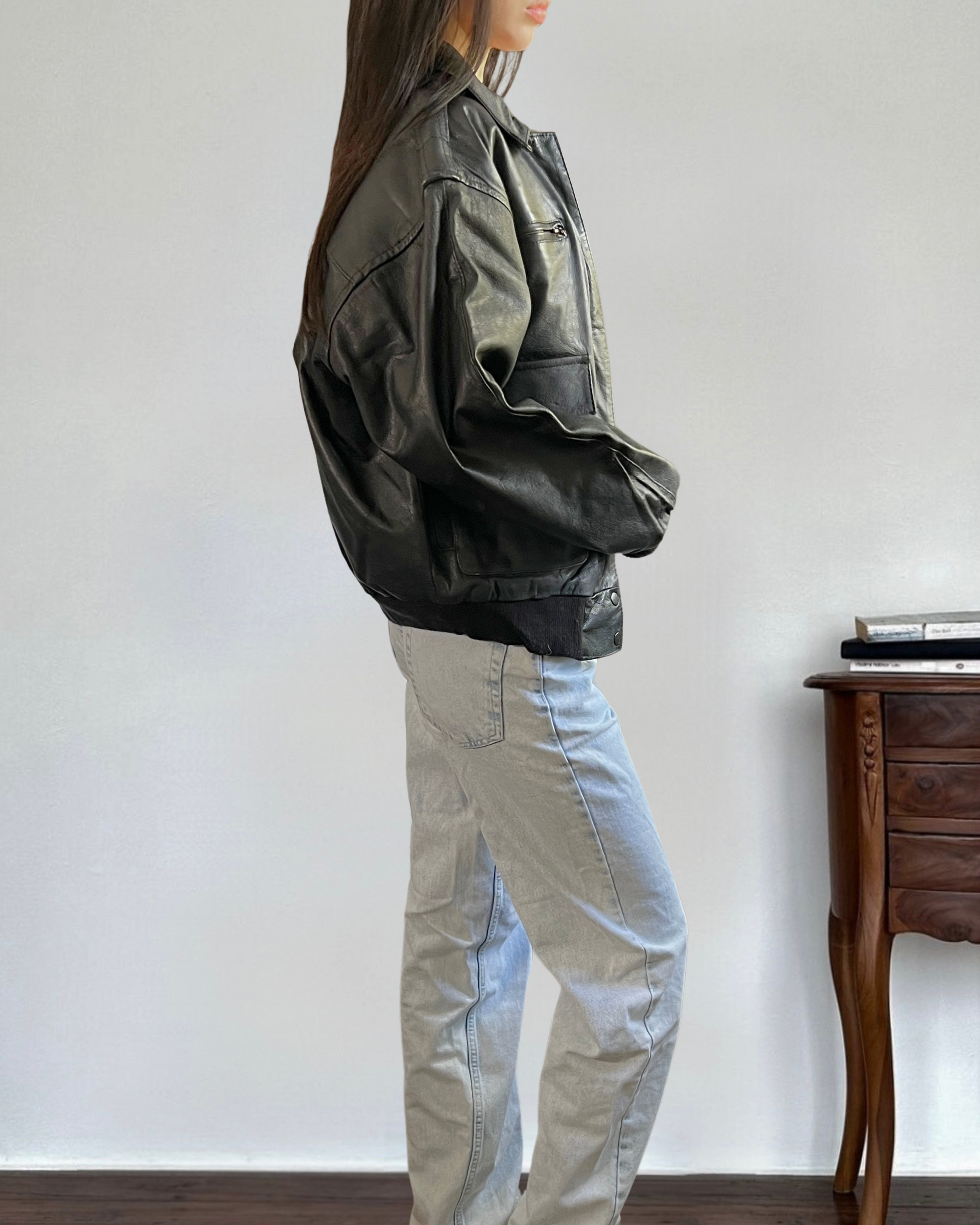 Argus Leather Bomber