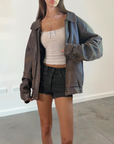 Park Leather Bomber