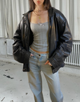 London Fog Leather Bomber