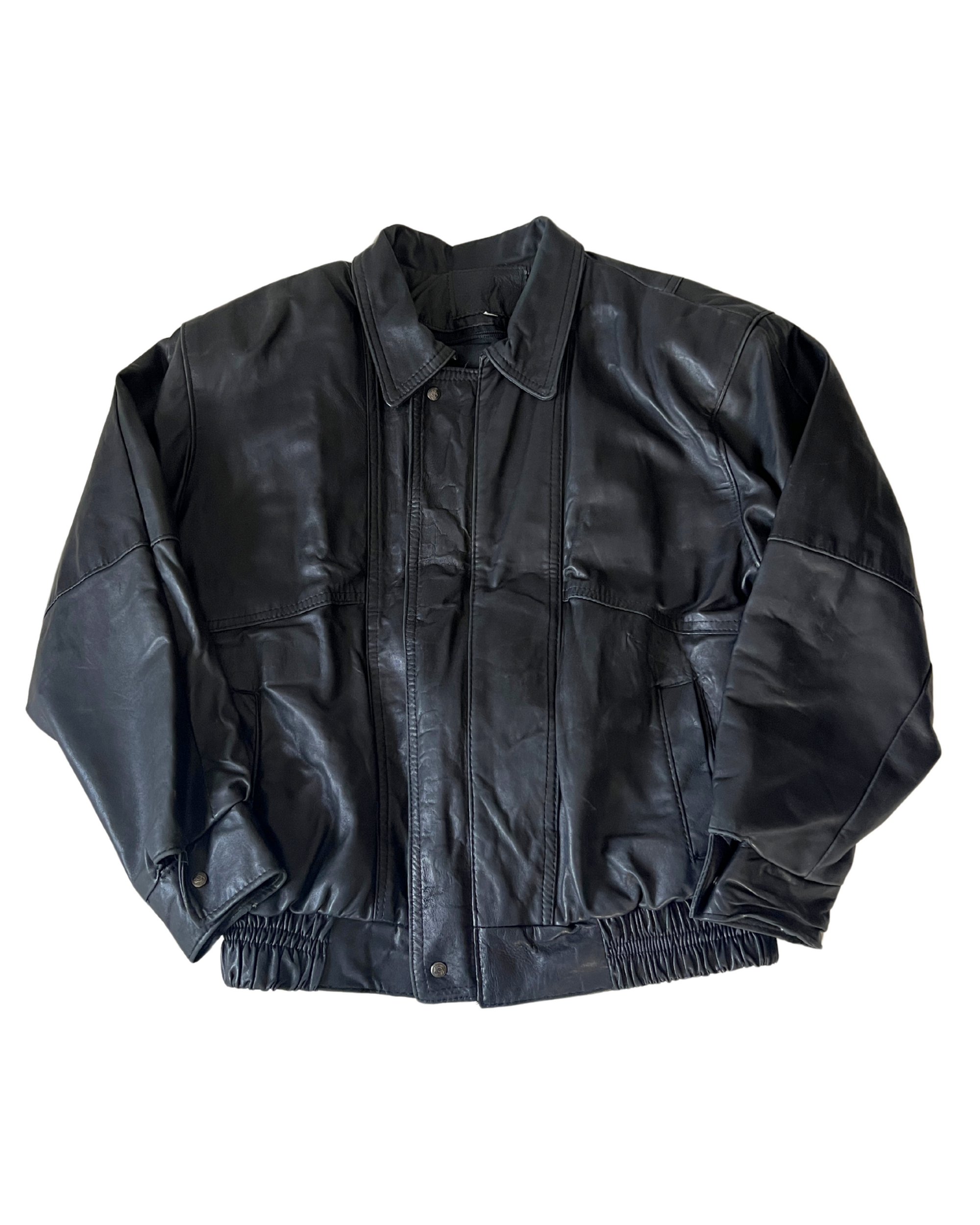 Soph Leather Bomber