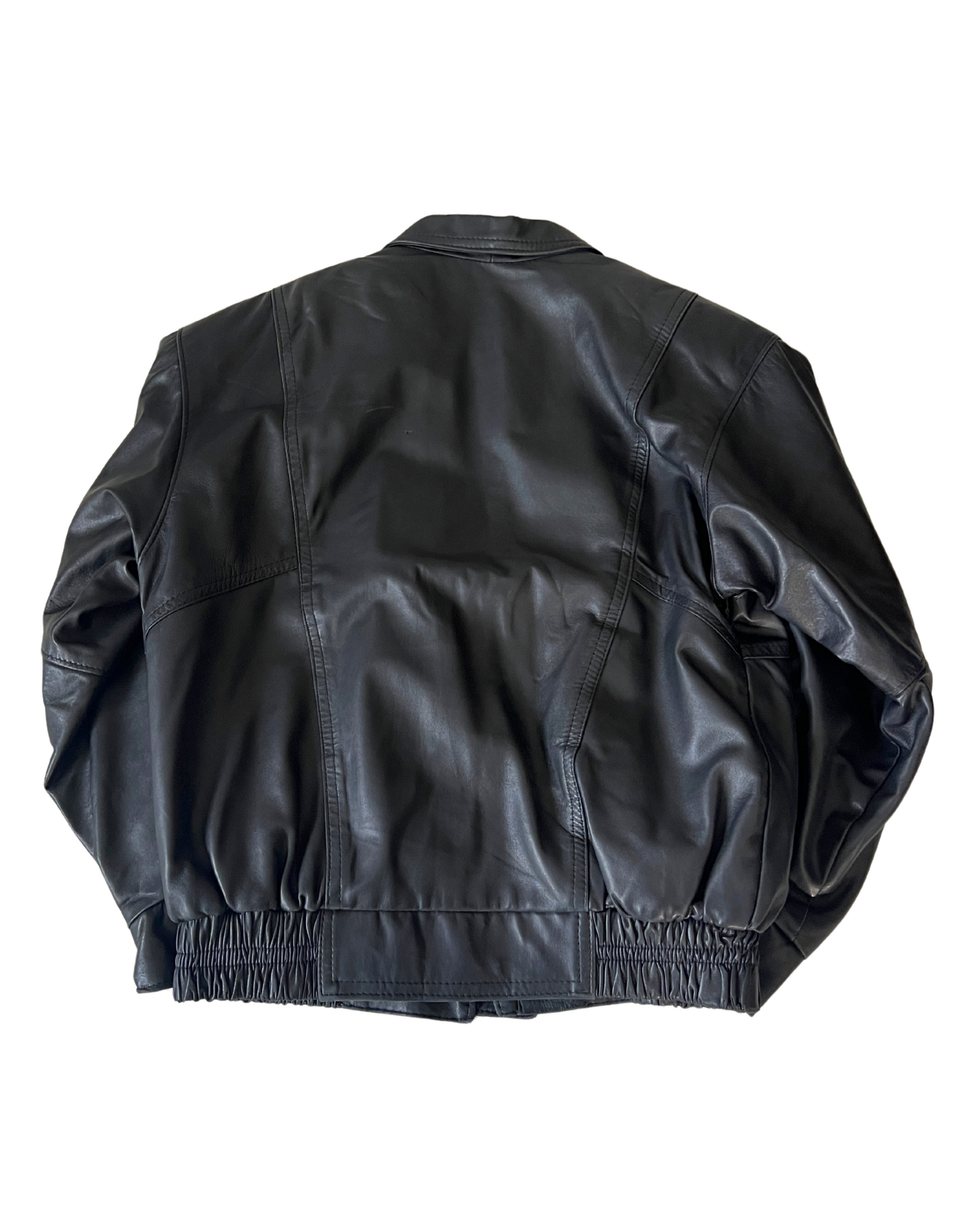 Soph Leather Bomber