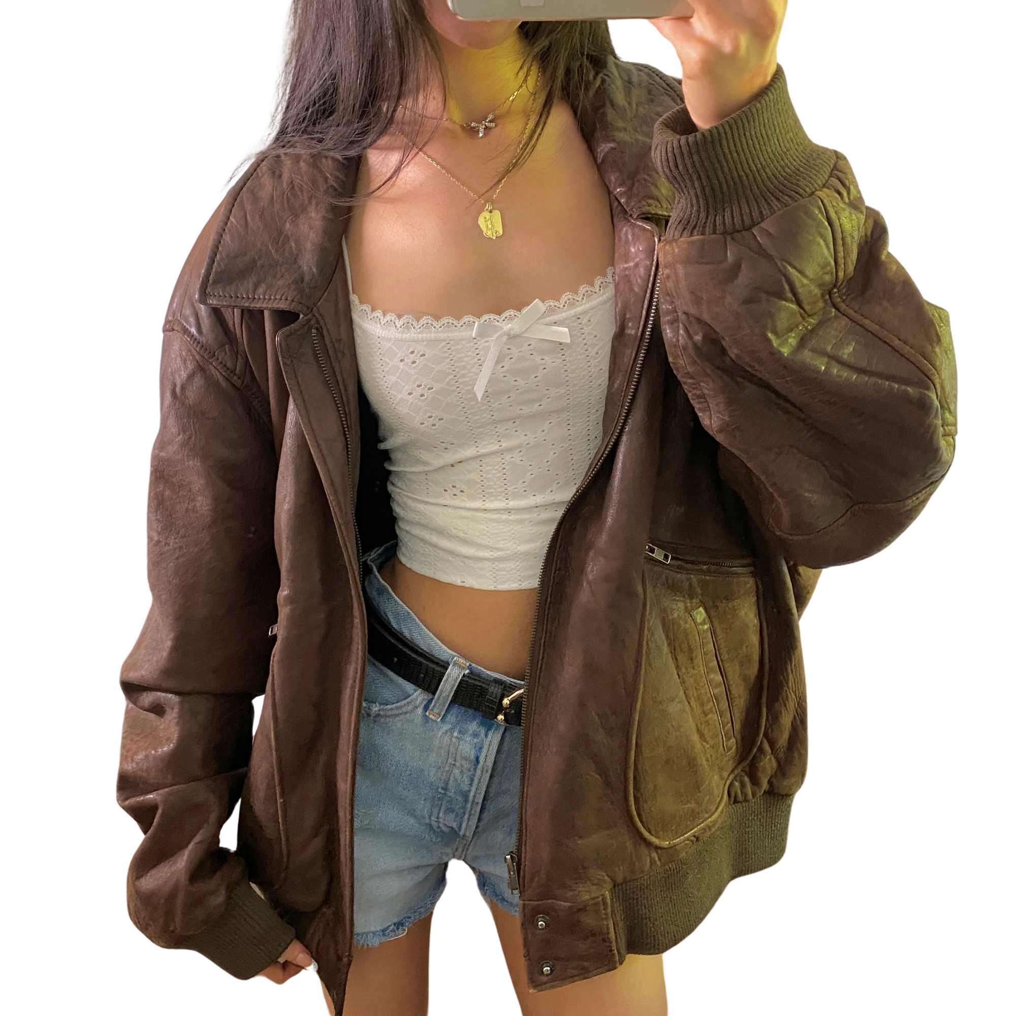 GANT Leather Bomber