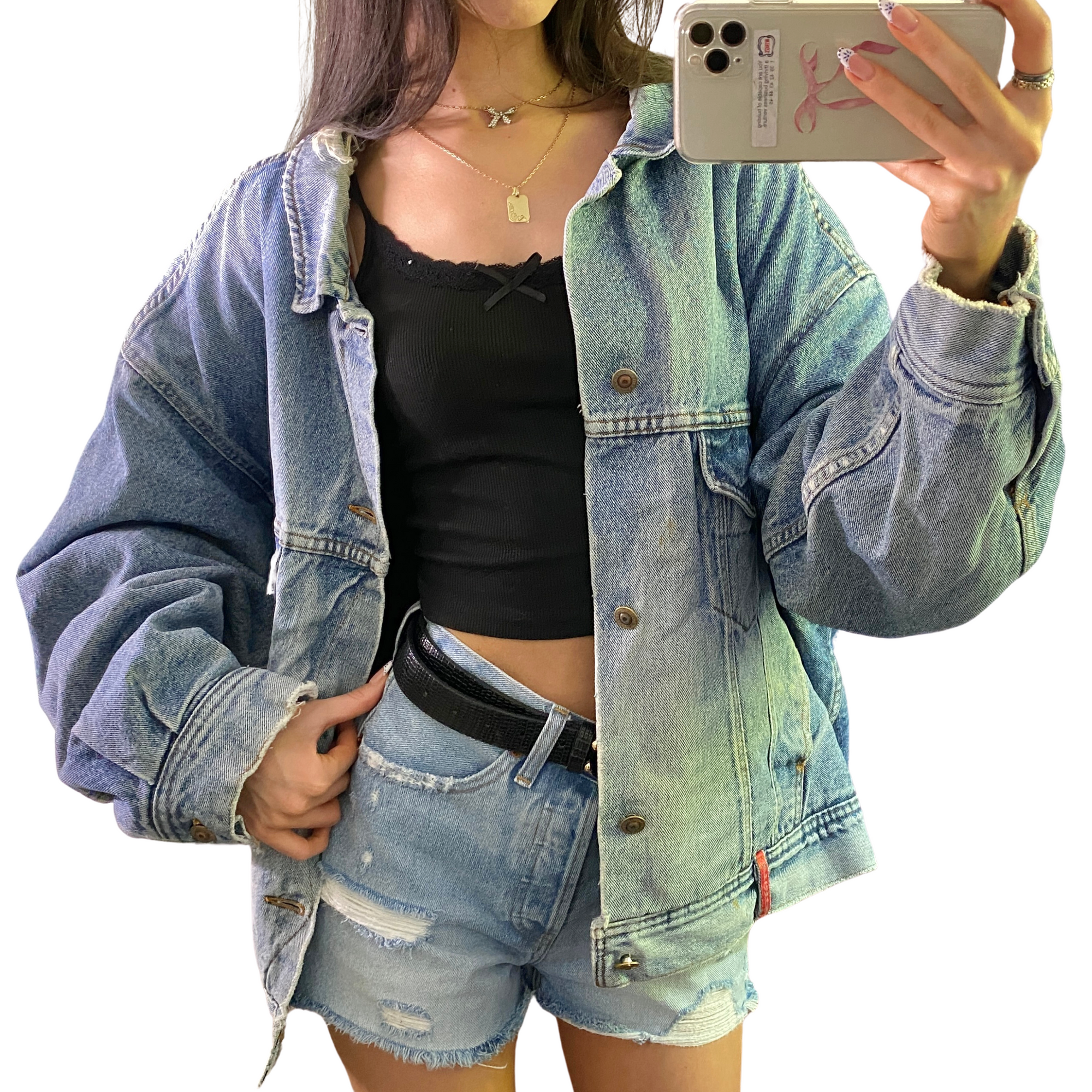 RGB Denim Bomber