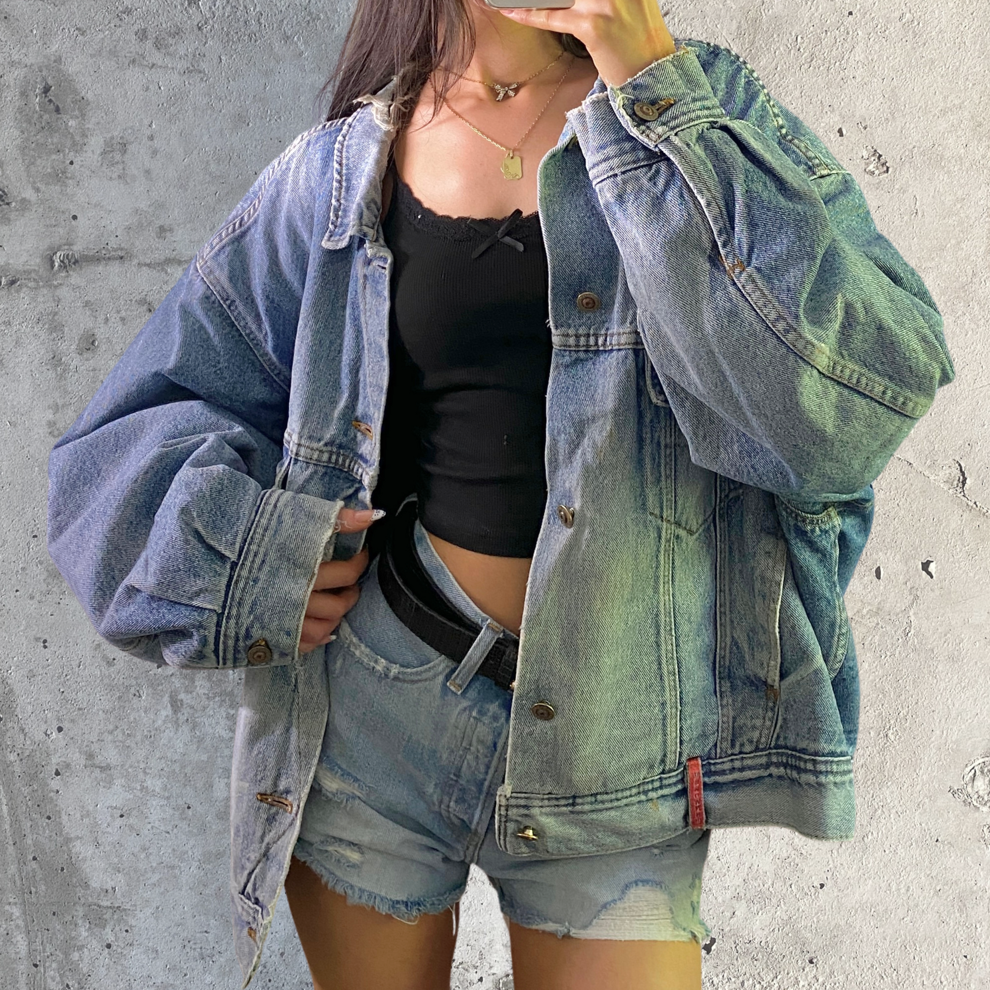 RGB Denim Bomber