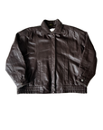 Eloise Leather Bomber