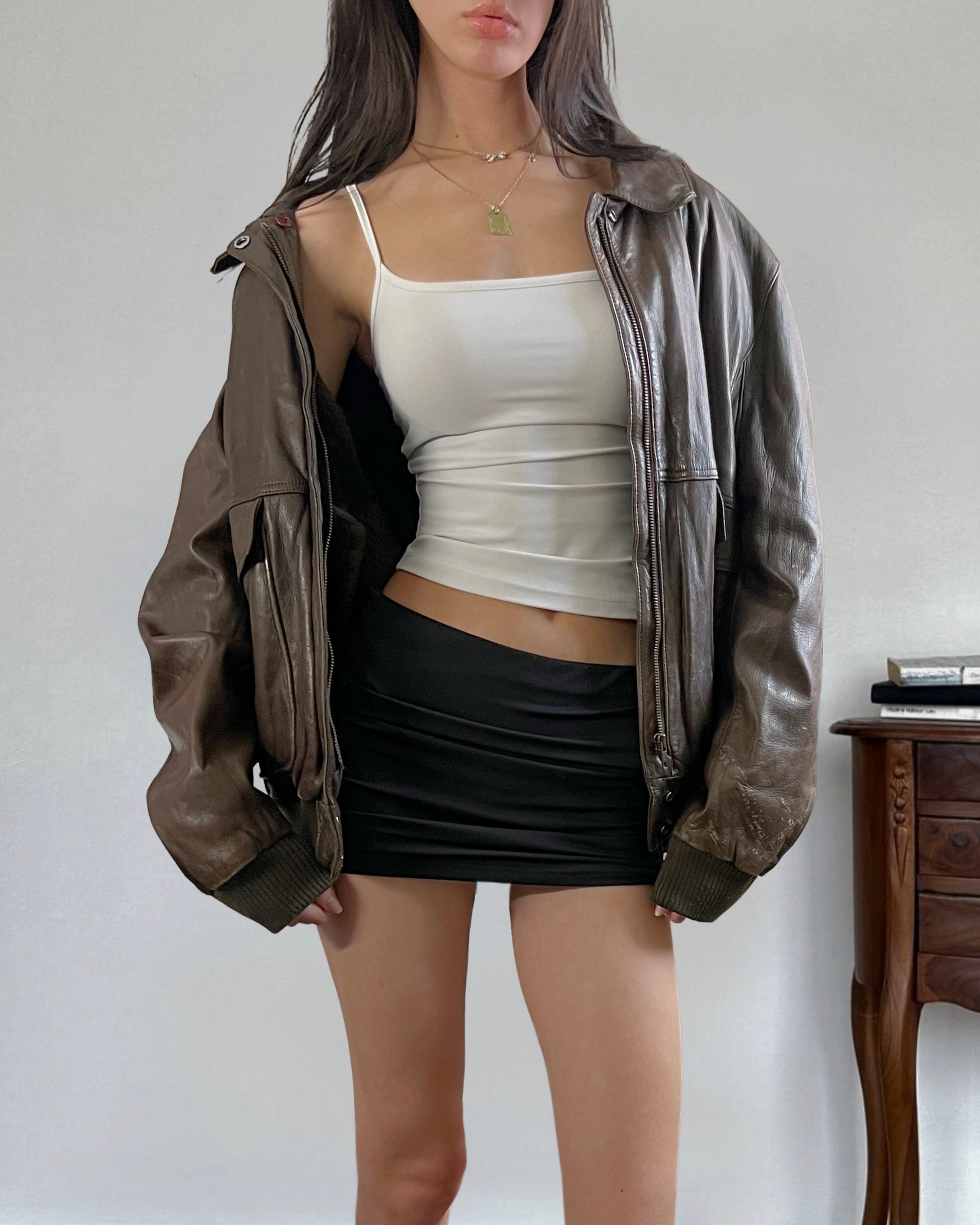 Argus Leather Bomber