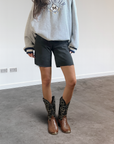 Black Vintage Jorts