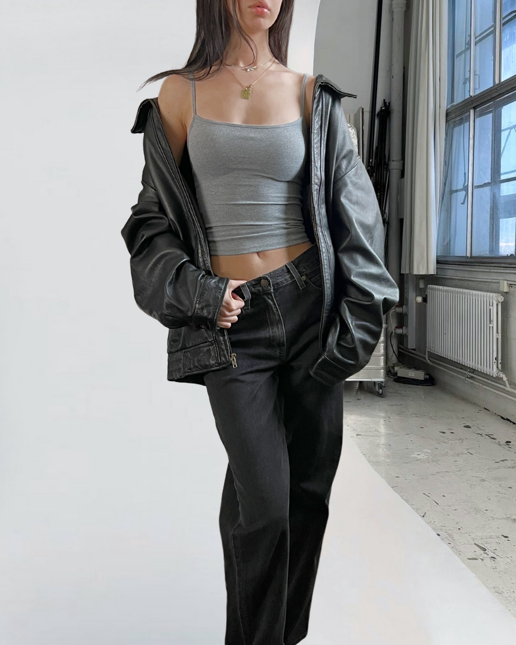Danier Leather Bomber