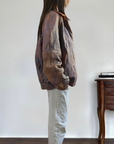 Edward Leather Bomber