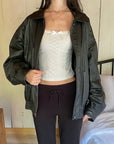 Moores Leather Bomber