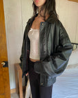 Moores Leather Bomber