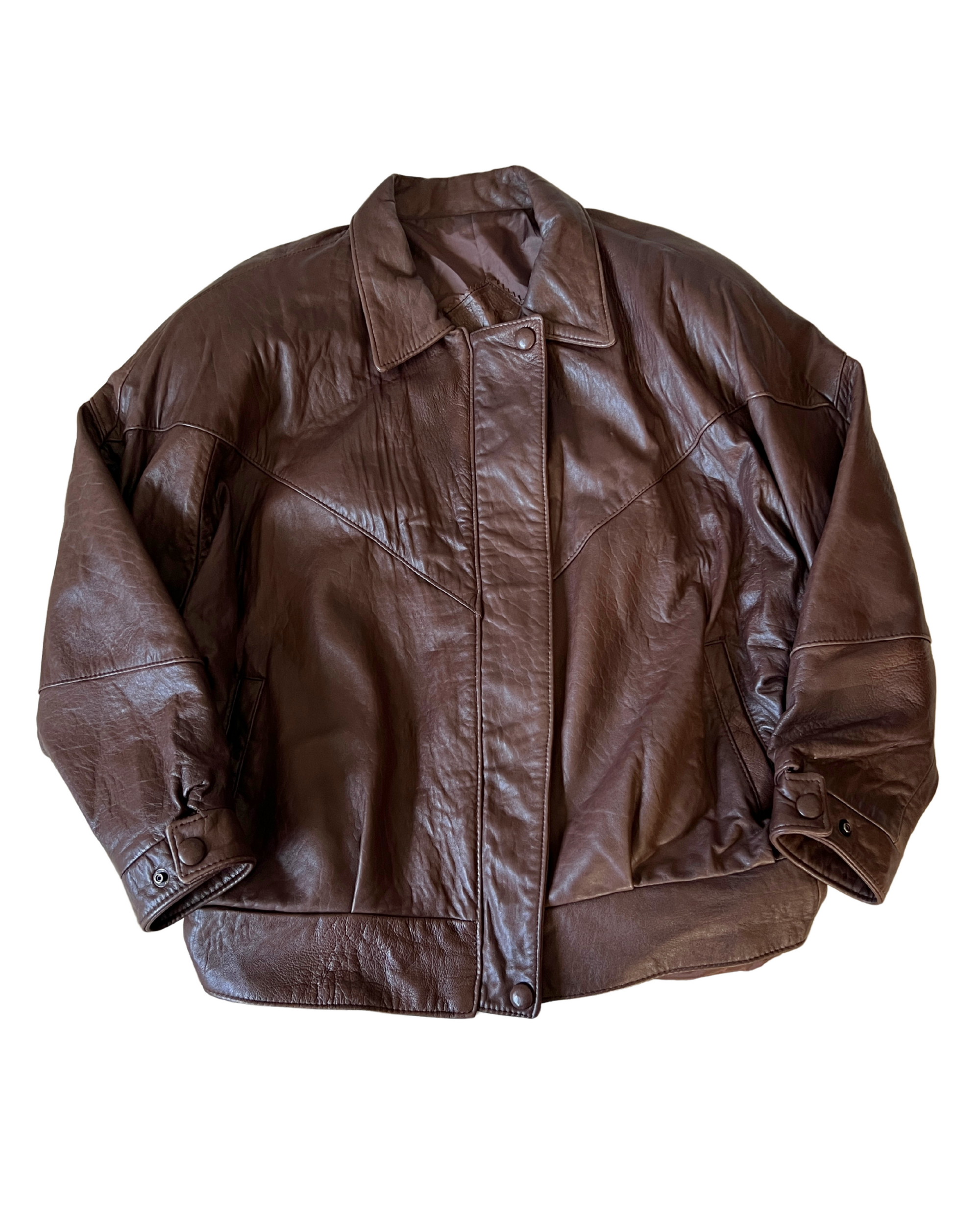 Sam Leather Bomber