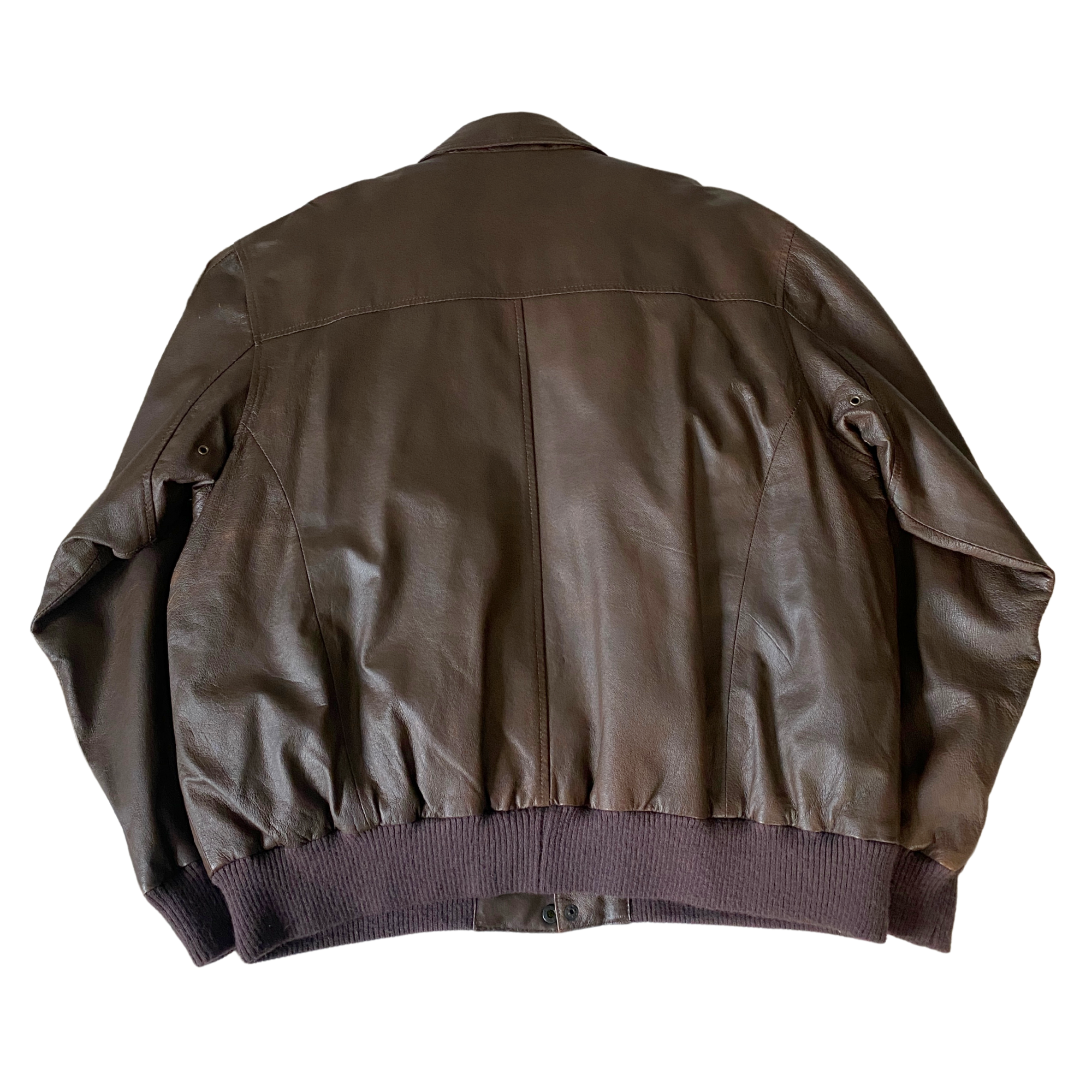 Burks Bay Leather Bomber