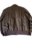 Burks Bay Leather Bomber