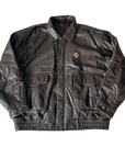 Auburn Leather Bomber