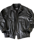 Pearl Leather Bomber