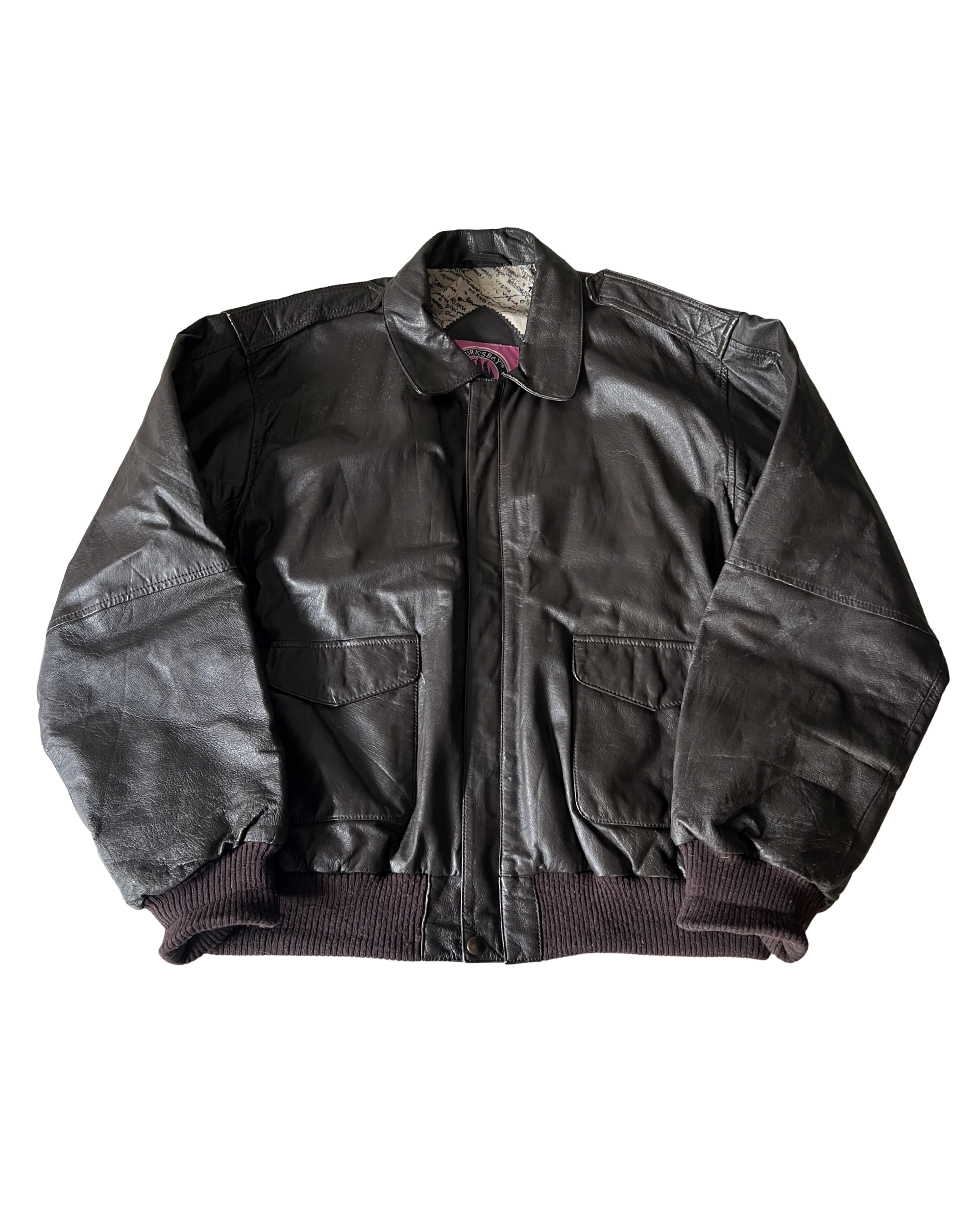 Bea Leather Bomber