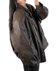 Christopher Rand Leather Bomber