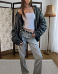 Cosa Leather Bomber