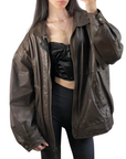 Christopher Rand Leather Bomber