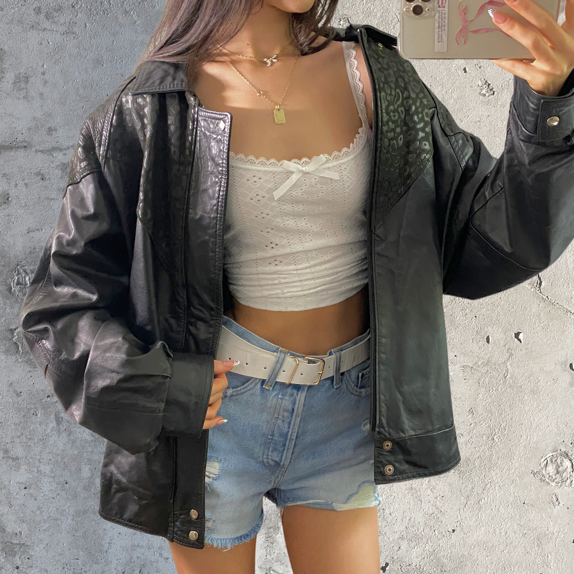 Cheetah Leather Bomber – AntsCurated