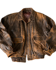 Dreamy Vintage Leather Bomber