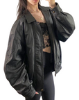 Charles Leather Bomber