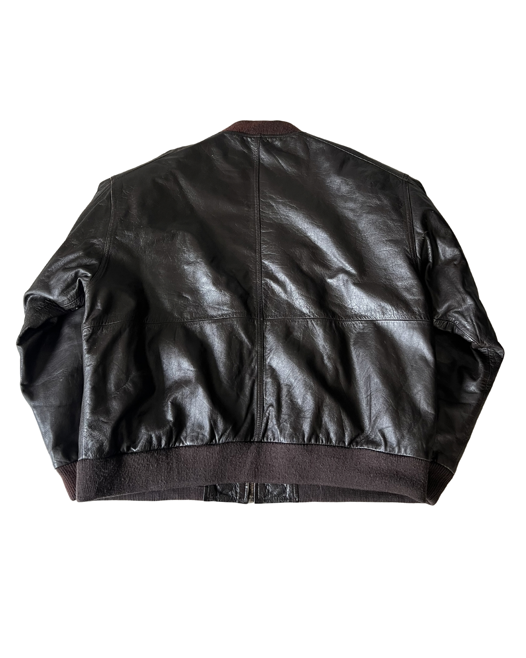 Willow Leather Bomber