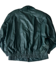 Forest Leather Bomber