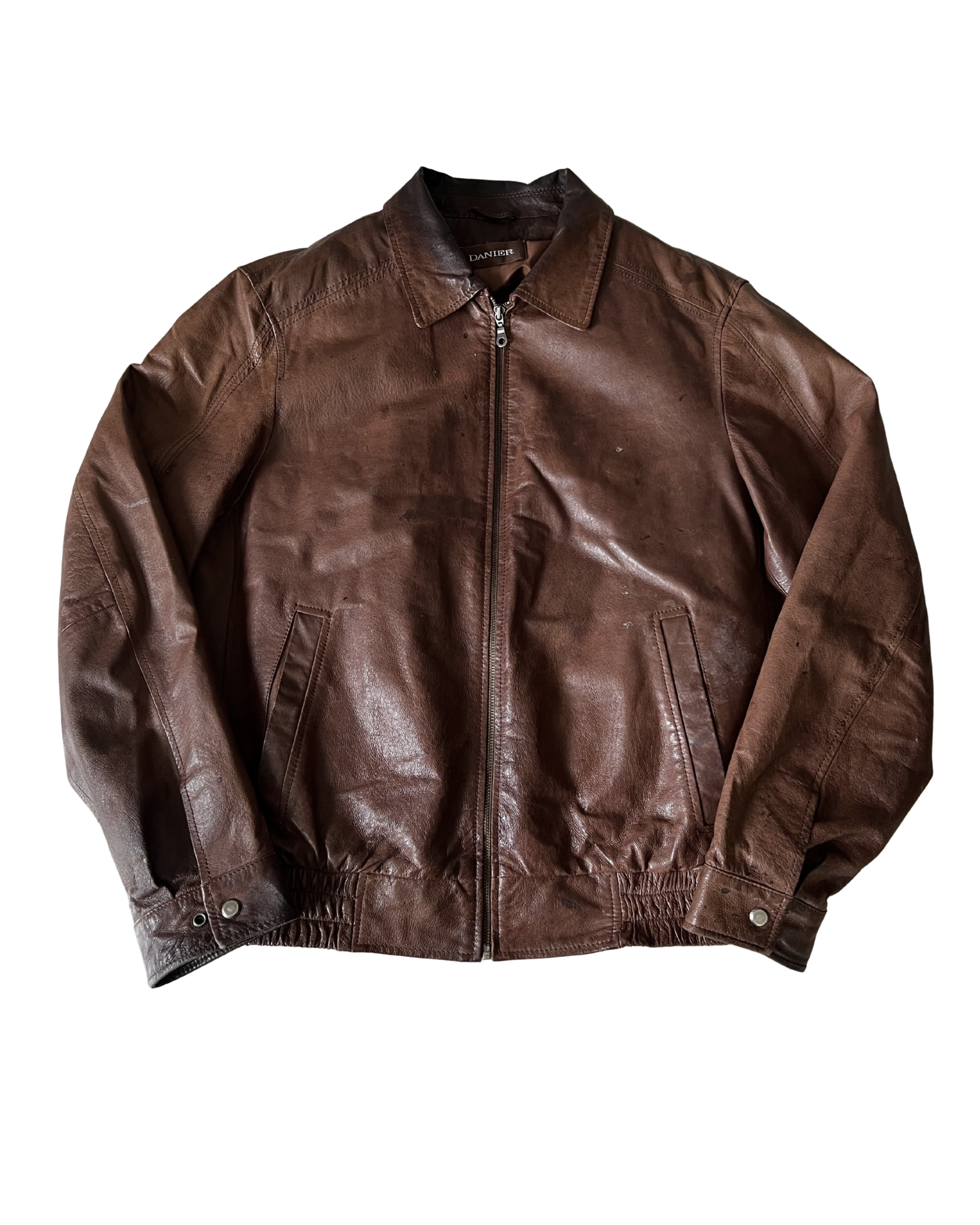 Lucy Leather Bomber