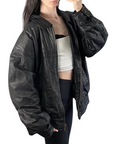 Rock Creek Leather Bomber