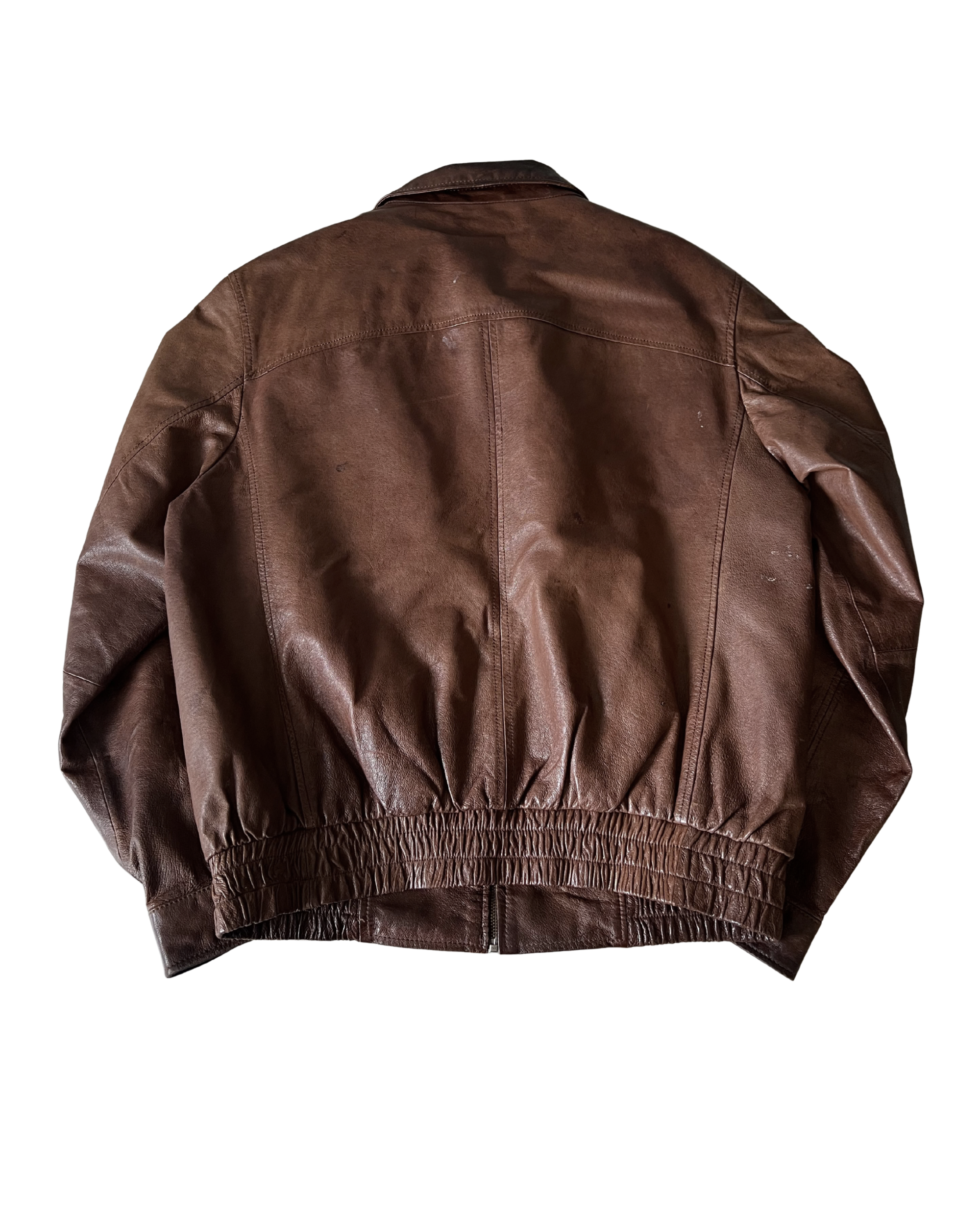 Lucy Leather Bomber