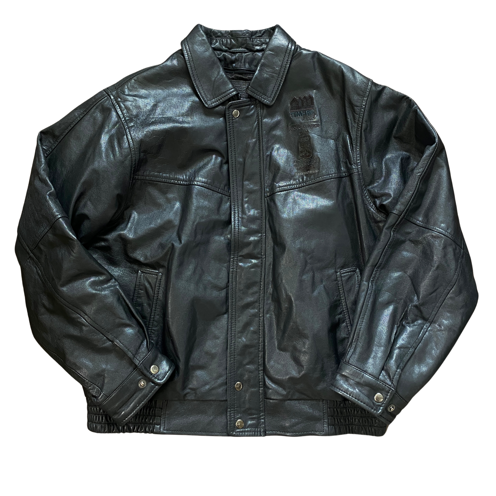 Beardmore Leather Bomber