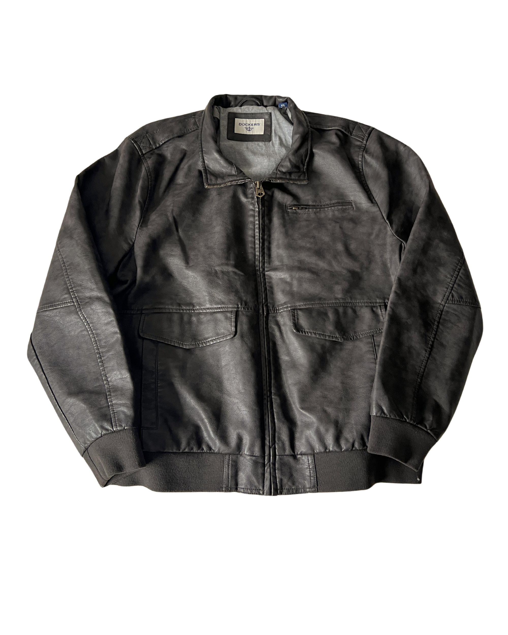 Dockers Leather Bomber