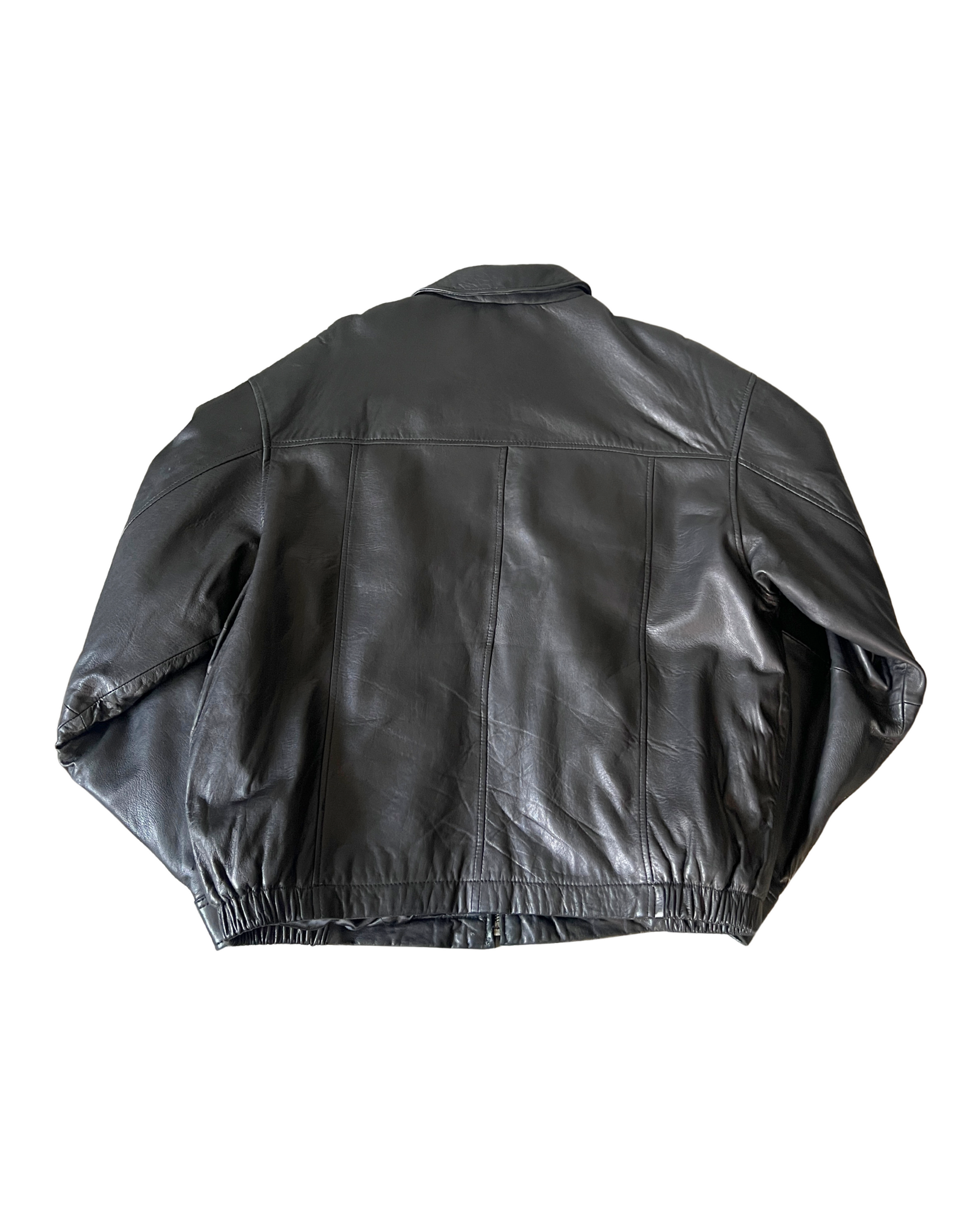 Celia Leather Bomber