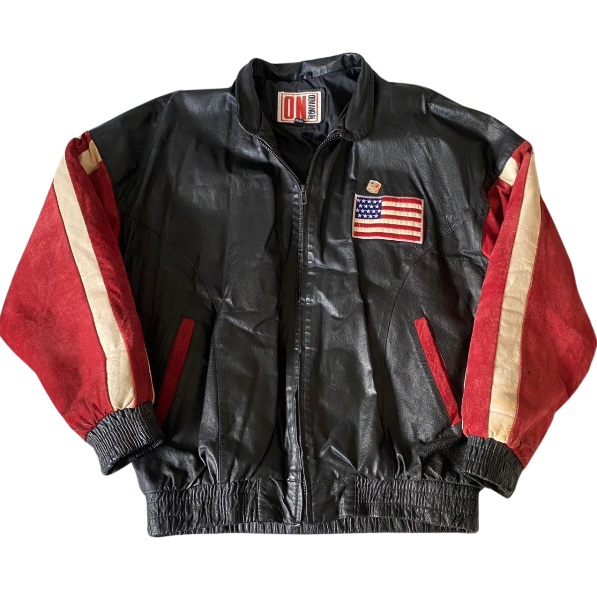 USA Leather/Suede Bomber