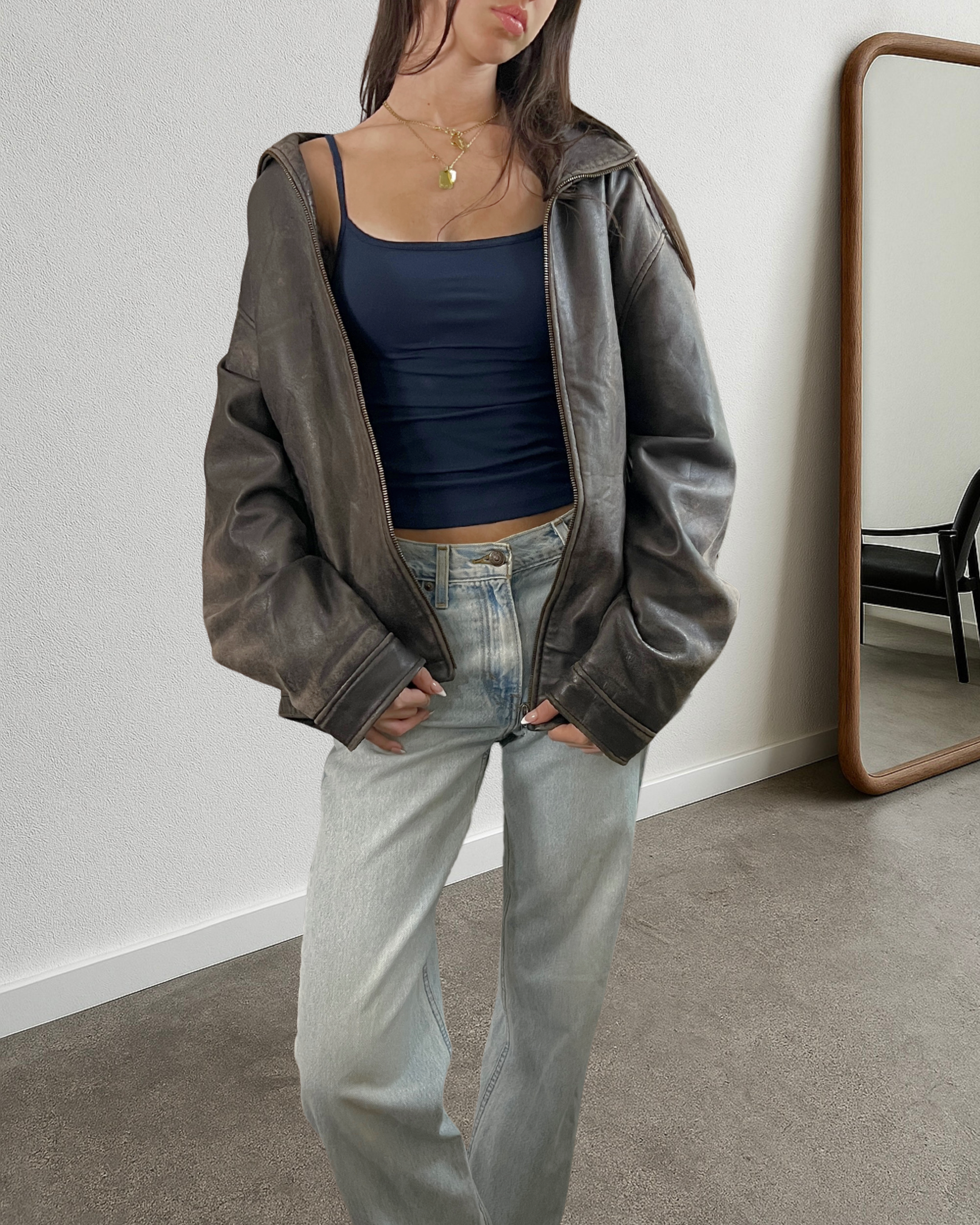 Alfani Leather Jacket