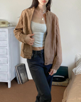 Surrey Suede Bomber