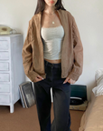 Surrey Suede Bomber