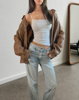 Capra Leather Bomber