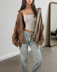 Capra Leather Bomber