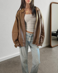Capra Leather Bomber