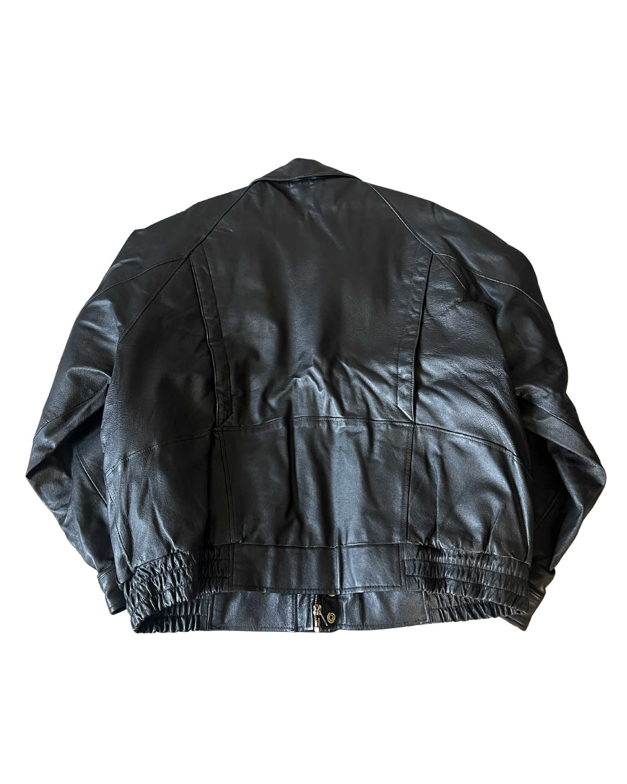 Riley Leather Bomber