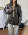 Profilo Leather Bomber